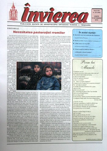 Un nou număr al publicaţiei eparhiale „Învierea“ 101010