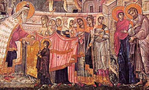 Intrarea Maicii Domnului în Biserică anticipează intrarea noastră în Biserică prin Sfintele Taine 101830