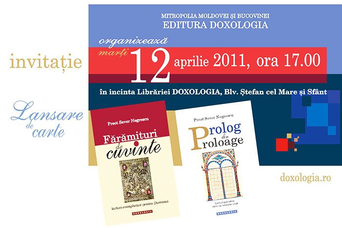 Dublă lansare de carte la Editura „Doxologia” 104911