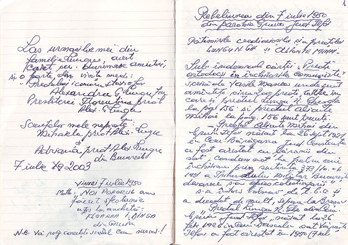 Memoriile preotului din Gruiu, torturat de comunişti 107002