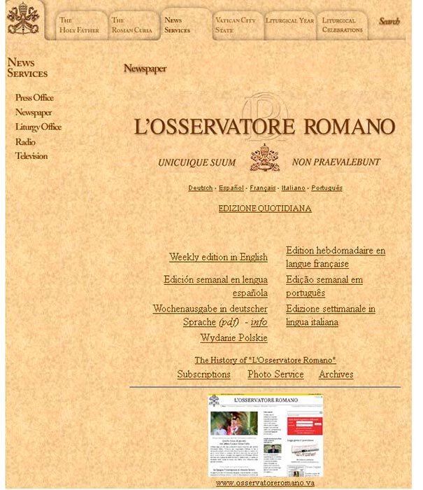 L’Osservatore romano a împlinit 150 de ani 107228