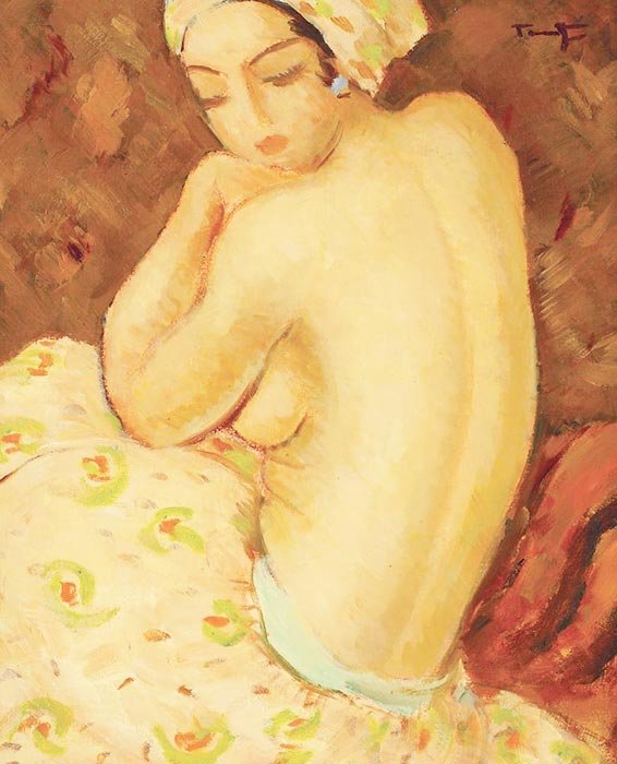 „Afizé“, un tablou de Tonitza, adjudecat la 160.000 de euro 107320