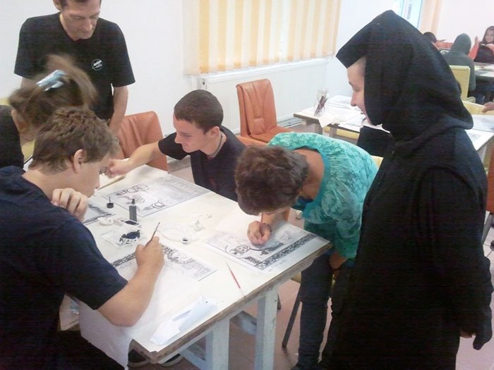 Tabără de creaţie în Episcopia Caransebeşului 107966