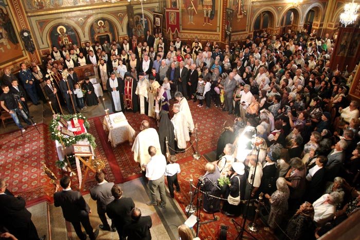 Moaştele de la Prodromu au fost aduse la Mediaş 108377