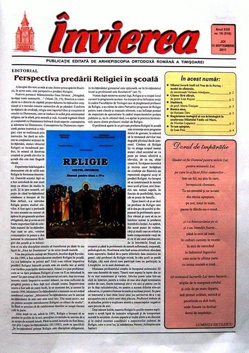 Un nou număr al publicaţiei „Învierea“ 108745