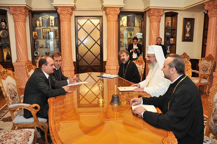 Ambasadorul Ucrainei, în vizită de rămas-bun la Patriarhia Română 109170