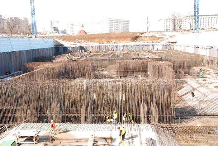 Radierul casetat distribuie uniform sarcina Catedralei 92376