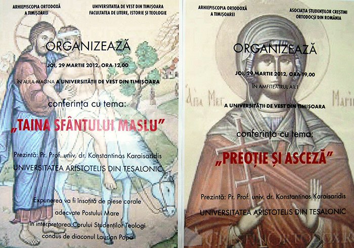 Conferinţe dedicate Sfântului Maslu în Arhiepiscopia Timişoarei 92817