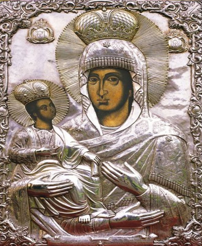 Icoana făcătoare de minuni „Trihirusa“ adusă la Slobozia 93142