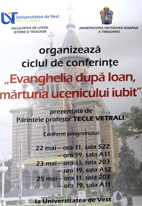Conferinţe pe teme biblice la Timişoara 93456