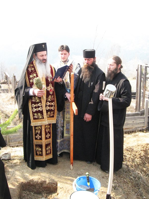 Piatra de temelie pentru noua biserică a Schitului Icoana Veche 90207
