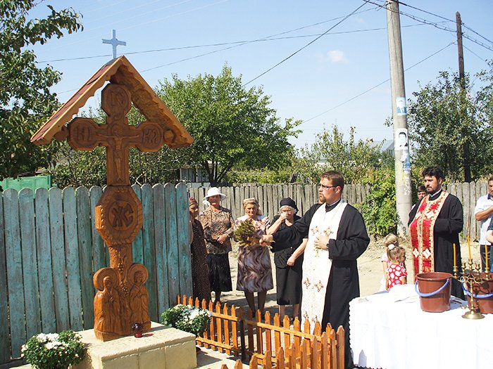 Sfinţire de troiţă în parohia Bordea 90916
