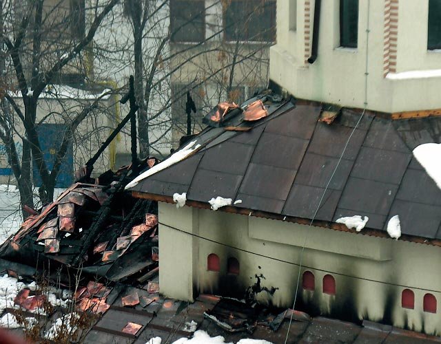 Biserica afectată de incendiu va fi remediată 88561