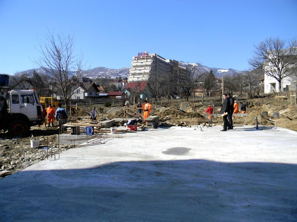 Lucrări la Centrul pentru Tineri din Sângeorz-Băi 87227