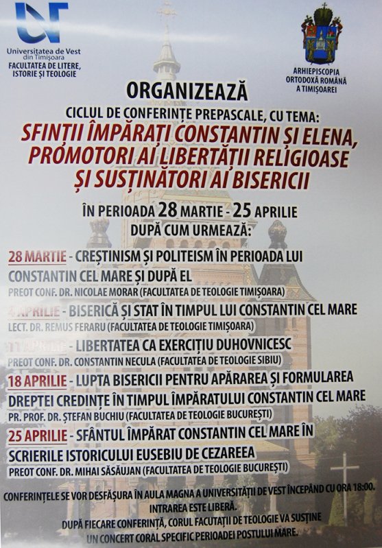 Conferinţe prepascale în Arhiepiscopia Timişoarei 87097