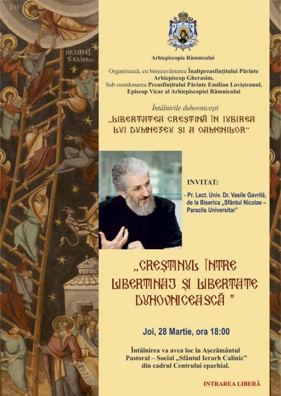 Conferinţă duhovnicească în Arhiepiscopia Râmnicului 86949