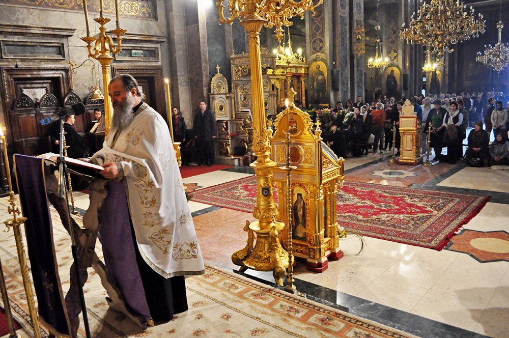 Denia Acatistului Bunei Vestiri, la Catedrala mitropolitană din Iaşi 86464