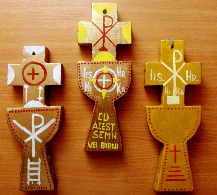 Milostenie prin semnul Crucii, la Slimnic 85881