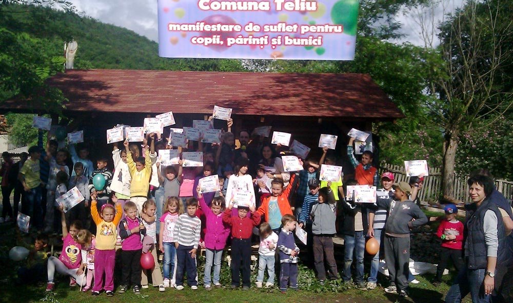 Manifestare pentru copii la Teliu 85608
