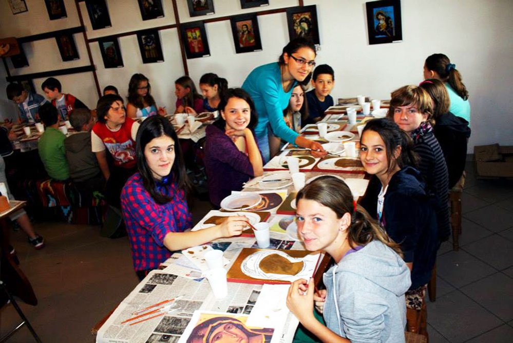 Tabăra de pictură „Byzantion“ în parohia Dumbrava Roşie II 84918