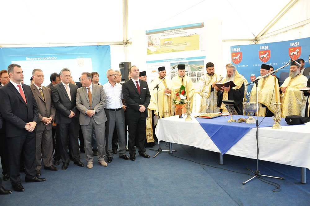 Binecuvântarea lucrărilor de modernizare a Aeroportului Iaşi 84360