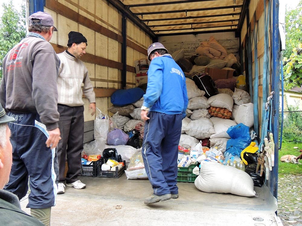 Ajutoare din judeţul Sibiu pentru sinistraţi 83258