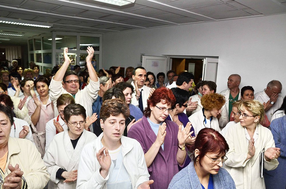 Grevă japoneză în sistemul sanitar 83206