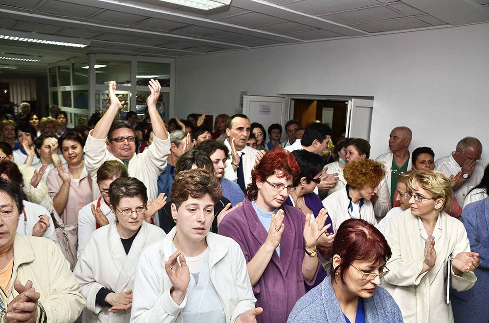 Grevă generală în sistemul medical 82555