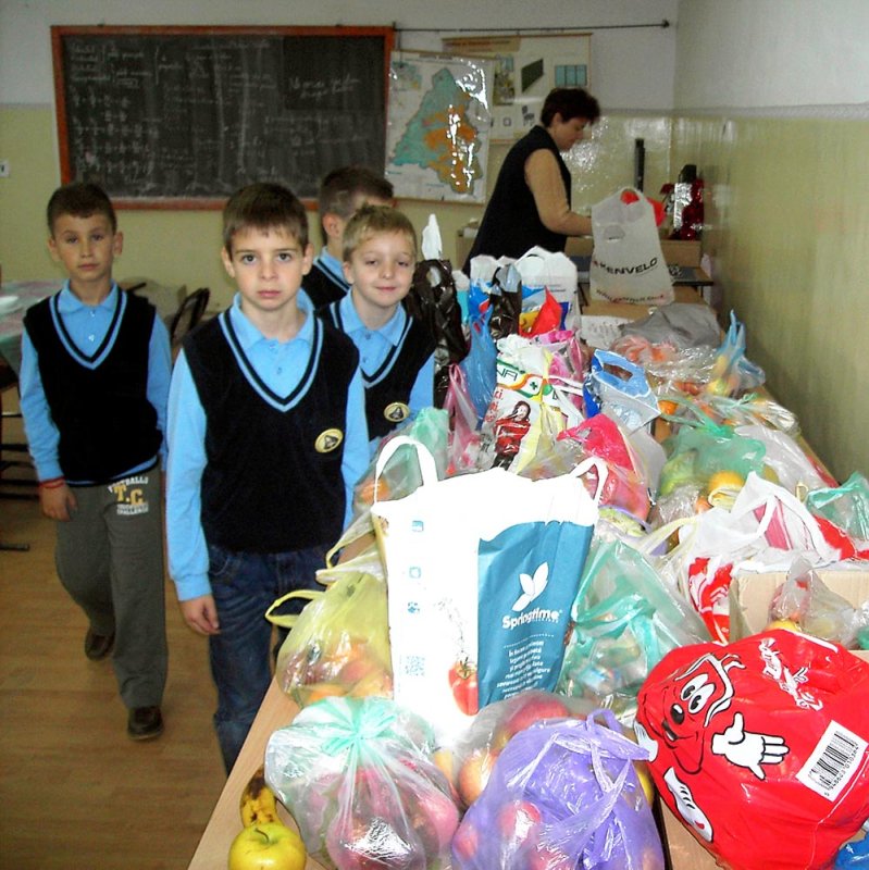 Colectă la Liceul Ortodox din Oradea 82325