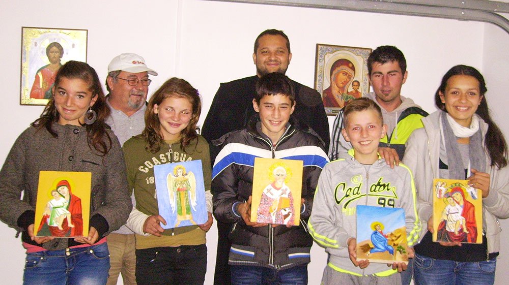 Cerc de pictură în Parohia Dumbrăviţa 82172