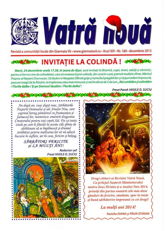 Un nou număr al revistei „Vatră nouă“ 81589