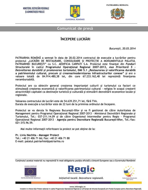 Începere lucrări 80031