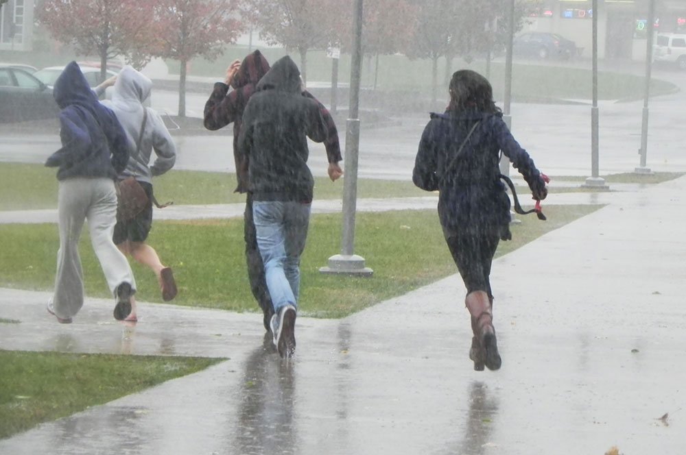 Ploi abundente şi vijelii în aproape toată ţara 78905