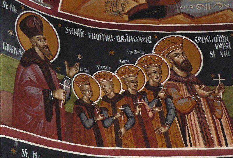 Sfinţii Brâncoveni cinstiţi de elevii de la Şcoala Dobrovăţ 78491