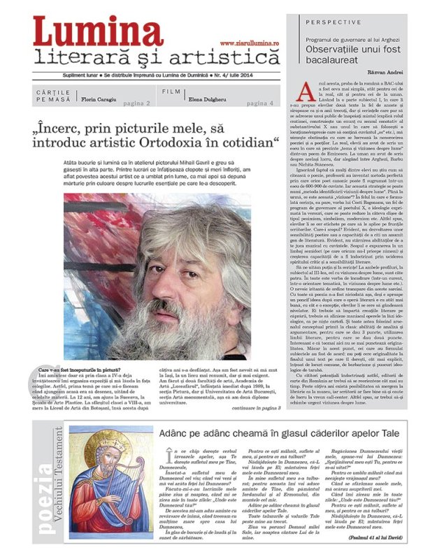 O lectură de vacanţă: „Lumina literară şi artistică“ 77971