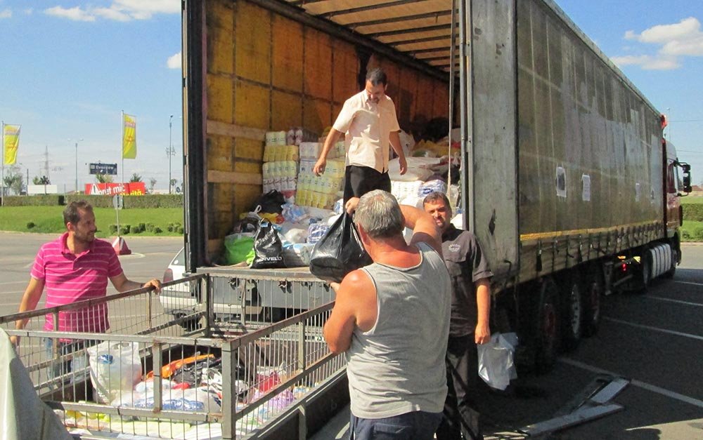 Milostenia credincioşilor arădeni a ajuns la sinistraţi 77209