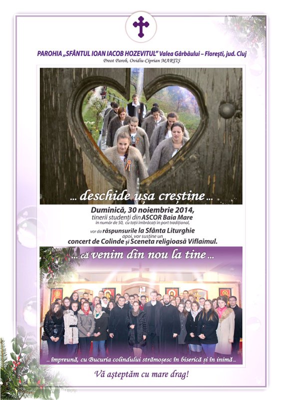 Colindători din Baia Mare, la Floreşti 75264