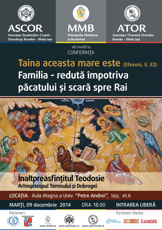 IPS Teodosie conferenţiază mâine la Iaşi 75077