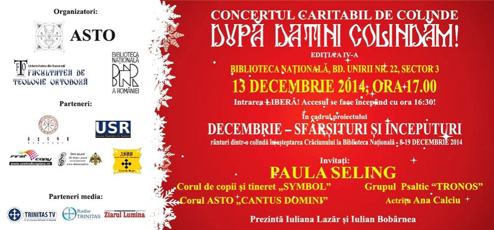 Concert caritabil de colinde la Biblioteca Naţională a României 75046