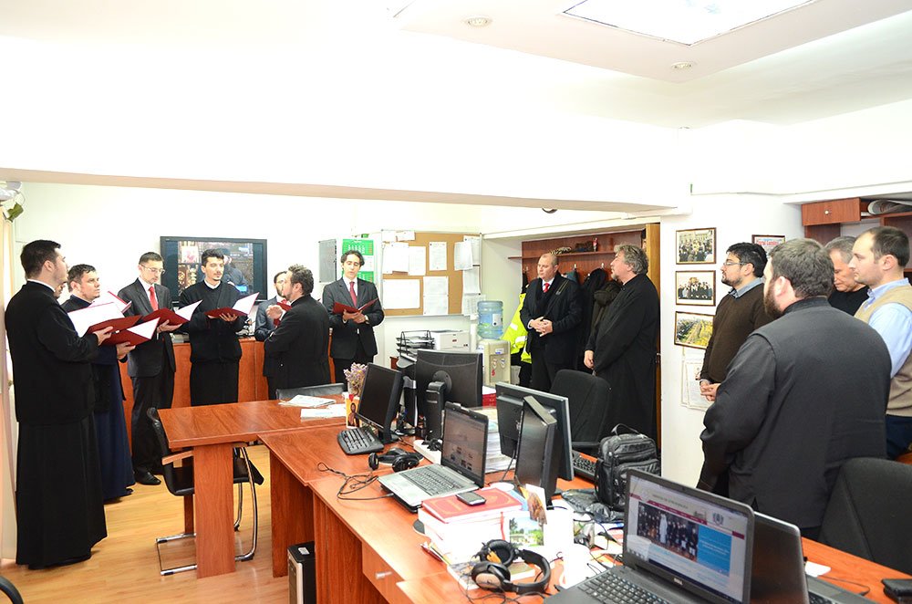 Colindători în redacţia Ziarului Lumina 74735