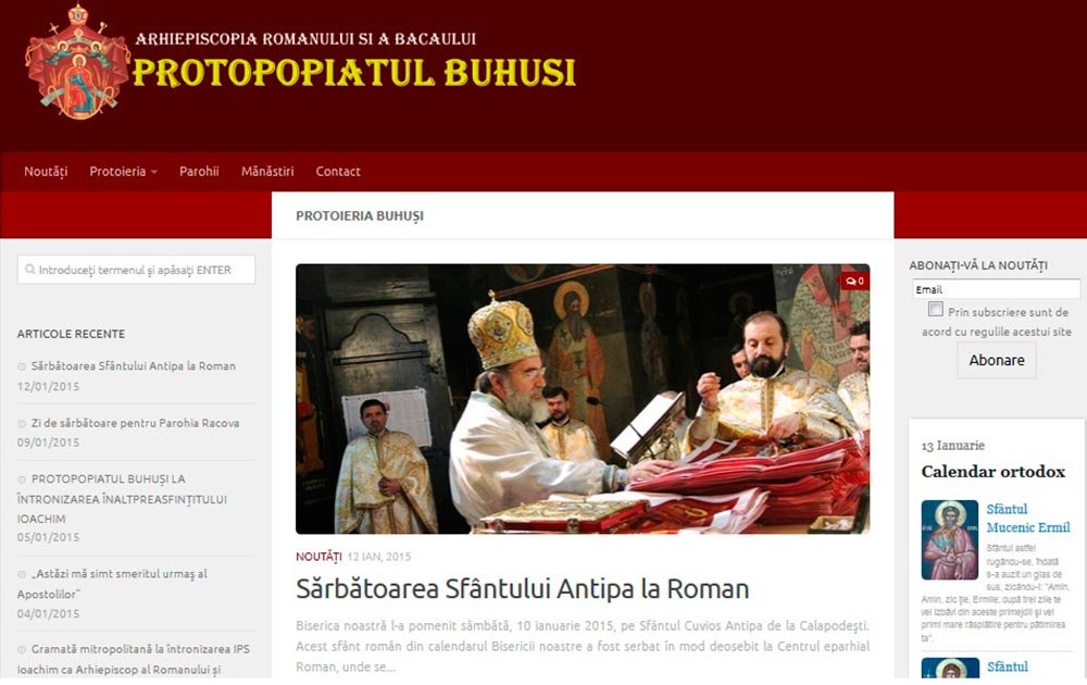 Protopopiatul Buhuşi are un nou site 74478