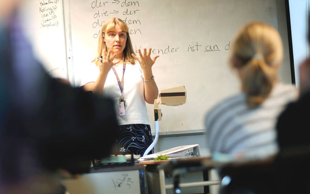 Tot mai mulţi elevi studiază în limba germană 74363