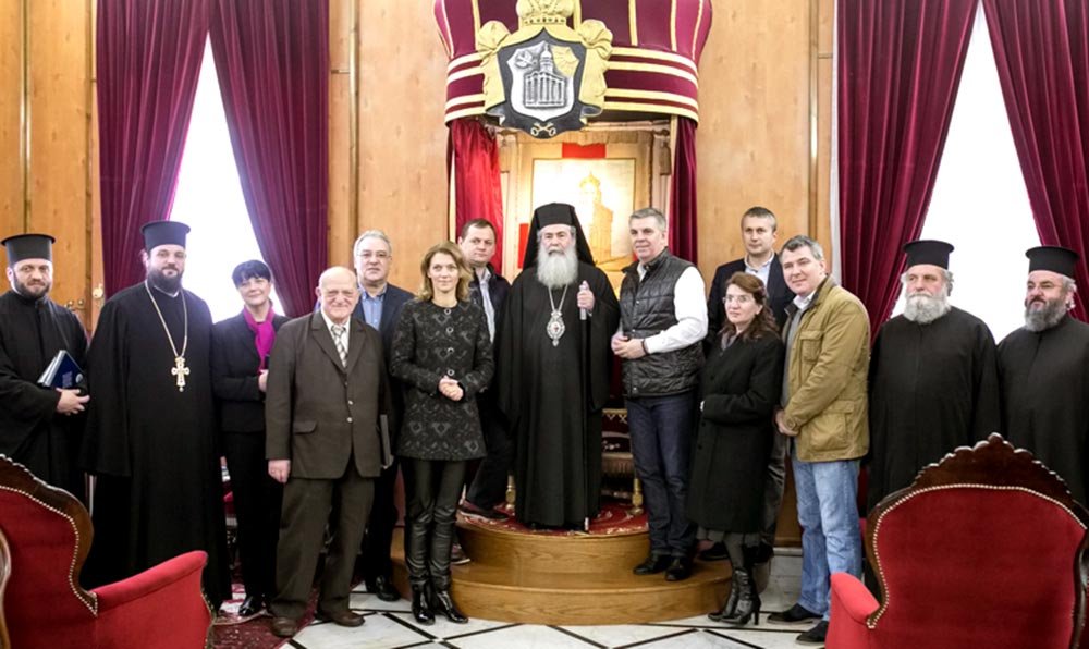 Delegaţie română la Patriarhul Ierusalimului 73744
