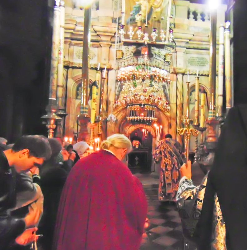 Sfântul Mormânt sub harul slujbelor din Săptămâna Mare 72731