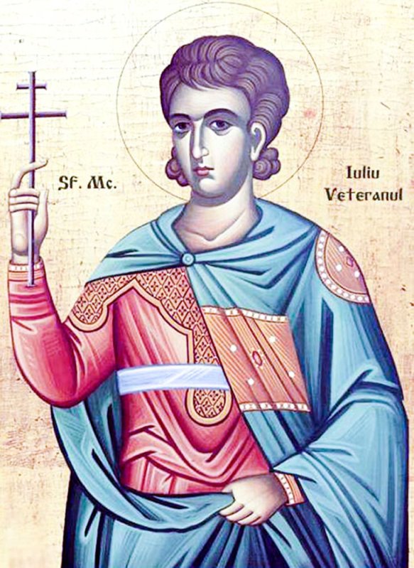 Sfântul Mucenic Iuliu Veteranul; Sfinţii Sfințiți Mc. Eladie și Terapont, Episcopul Sardei; Sfântul Mărturisitor Ioan Rusul (Dezlegare la pește) 71873