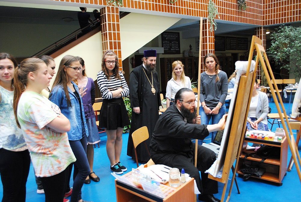 Arta iconografică prezentată elevilor români din Gyula 71822