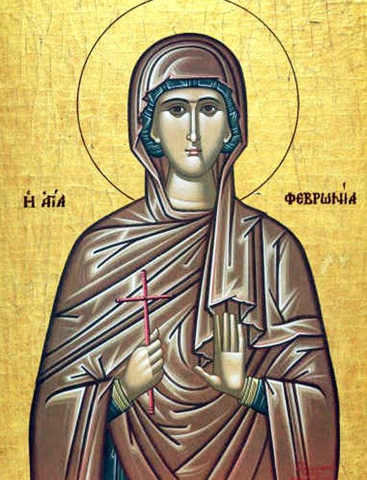 Sf. Mare Mc. Fevronia; Sf. Mc. Orentie şi fraţii săi; Sf. Mc. Livia 71216