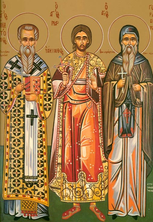Sf. Mc. Iachint; Sf. Ier. Anatolie, Patriarhul Constantinopolului; Sf. Mc. Meliton 71045
