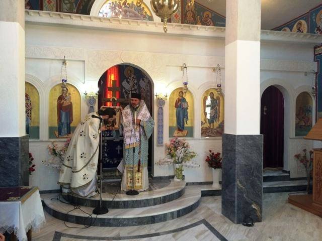 Episcopul Giurgiului a slujit la Parohia Elefteohori din Grecia 70665
