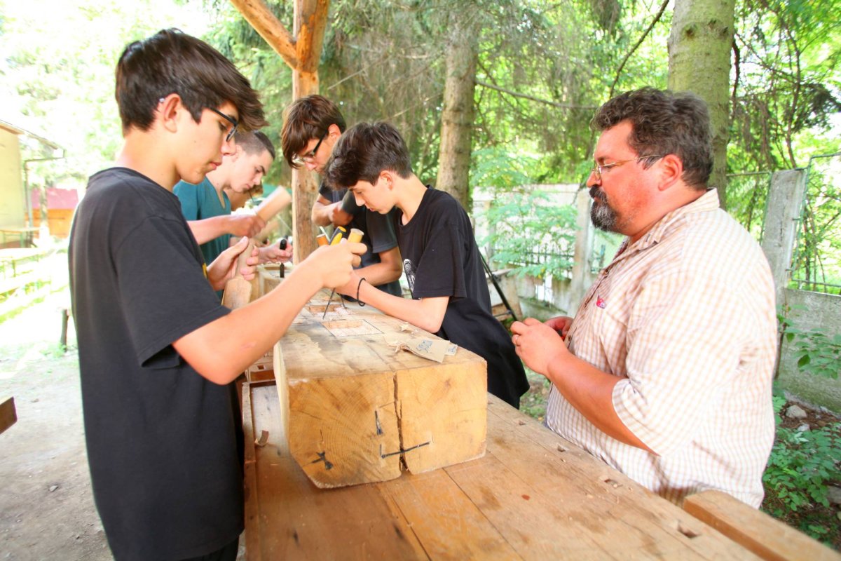 Tabără de sculptură şi pictură la Sâmbăta de Sus 70613